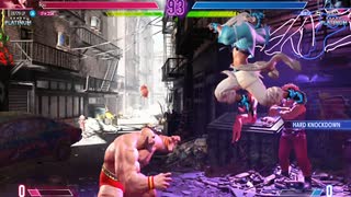 ストリートファイター６　442　ザンギエフ　プラチナ5編　ｖｓラシード　2023　0813
