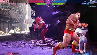 ストリートファイター６　443　ザンギエフ　プラチナ5編　ｖｓマノン　2023　0813