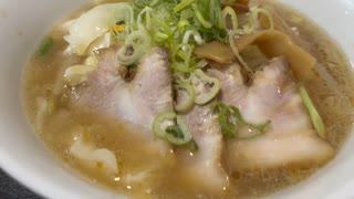 野菜沢山塩ラーメン　サービス　ゼリー