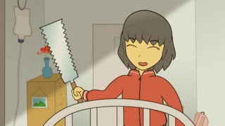 とても優しい孫がおじいちゃんをラクにさせてあげようと迫ってくる心温まるお見舞い【おじいちゃん、お見舞いに来たよ】