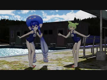 【Blender】Te-Yut-Teを音街ウナ・ずんだもんに踊ってもらった