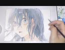 【透明水彩】ぱちん【イラストメイキング】