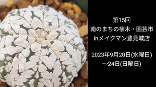 第15回南のまちの植木・園芸市散策してきた♪2023年9月24日まで開催中！