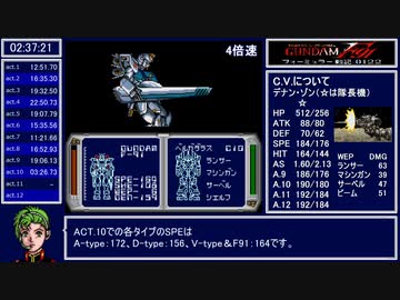 【ゆっくり解説】機動戦士ガンダムF91 フォーミュラー戦記0122【RTA付】4時間17分35秒 part5