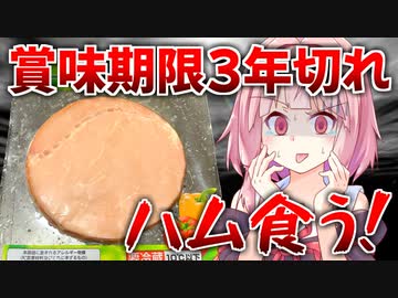 【激ヤバ】賞味期限3年切れのハム食べてみた…【VOICEROIDキッチン＋生声】