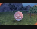 ビリリダマを洗ってあげる動画