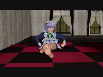 【東方MMD】　なかなか寝付けない咲夜さん