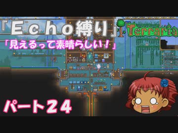 [Terraria]　『Ｅｃｈｏ縛り』パート２４　[ゆっくり実況]