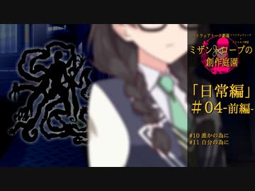 【クトゥルフ神話】ミザントロープの創作庭園 日常編 #04 -前編-【ソフトウェアトーク劇場】