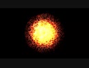 Glass Flame Particle