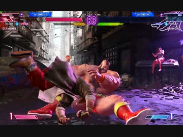 ストリートファイター６　453　ダイヤ１編　ザンギエフｖｓケン　2023　0814