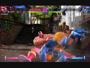 ストリートファイター６　459　プラチナ５降格・・編　ザンギエフｖｓブランカ　2023　0815