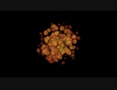 Fire Stained Glass Particle