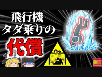 【2019年】旅客機から発見された"氷漬けの人間" リストにない男性は何故そんなところに？【ゆっくり解説】