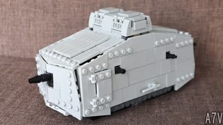 レゴ互換【A7V突撃戦車】Sturmpanzerwagen A7V