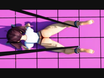 【ボイロAV】きりたんが足を拘束されたまま筋トレか何かをする健全な動画です