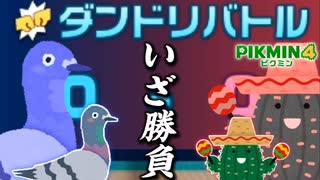 遂に直接対決！『サボテン』と『ハト』のダンドリバトル！【ピクミン4】