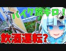 旅ｷﾛ![WhiteCUL 夏色花梨バイク車載]境水道大橋、美保関灯台、飲酒と自転車 2022.07.17の最後(4)[ジクサー150]