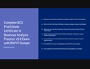 Complete BCS Practitioner Certificate in Business Analysis Practice v5.0 Exam with BAPV5 Dumps