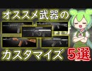 【EFT】オススメ武器のカスタマイズ5選！【ずんだもん＆四国めたん実況】【タルコフ】