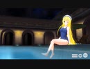 【COM3D2】金髪スク水メイドさんがプールサイドでパチャパチャしてるだけ