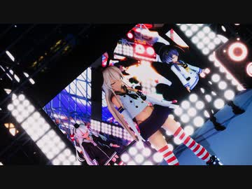 【MMD艦これ】つみ式島風、天津風、時津風でアイドル【sdPBR】【4K60fps】