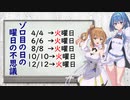 【第四回原石祭】ゾロ目の日の曜日の不思議