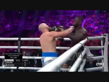 デオンテイ・ワイルダー VS ロバート・ヘレニウス