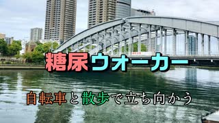 自転車と散歩で血糖値と闘う！　糖尿ウォーカー001　桜ノ宮公園を北上せよ！Part1