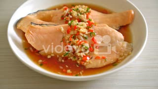 Poached Trout or Salmon with Yuzu Ponzu Sauce