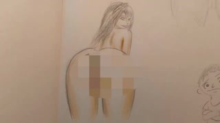 木剣を作り始める□✨＋女性画＋畑仕事□