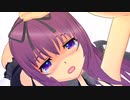 リョナ 紫がモブ達にいたぶられる
