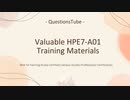Valuable HPE7-A01 Training Materials - Best for Earning Aruba Certified Campus Access Professional