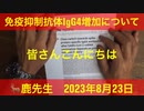 【拙アレンジ】免疫抑制抗体IgG4増加について（2023年8月23日）@kinoshitayakuhi
