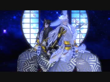 【MMD刀剣乱舞】　双色　【小狐丸（極） 白&黒】