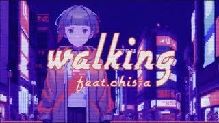 necobeam - walking feat. chis-a (lyric video)