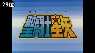 1万人が選ぶ令和vs平成vs昭和アニソンランキングアニメOP・ED集【昭和30位～14位】