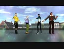 シニカルナイトプランを男子ヒーローたちに踊ってもらった