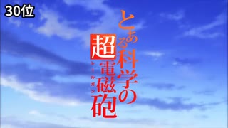 1万人が選ぶ令和vs平成vs昭和アニソンランキングアニメOP・ED集【平成30位～21位】