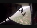 ホモと見るパラシュート降下に失敗したメキシコの空挺部隊