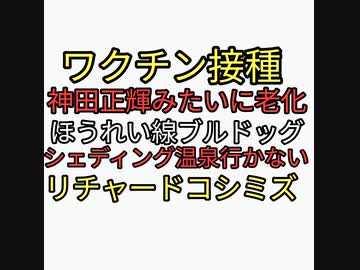 ワクチン接種したら神田正輝みたいにターボ老化しほうれい線が目立ちブルドッグ顔になった。ほうれい線を薄くなった方法。リチャードコシミズは7回目ワクチンシェディングが怖いから温泉は我慢している