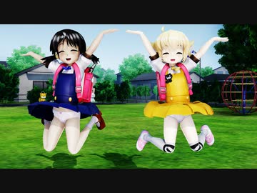 【ＭＭＤ】アイドル新鋭隊 歌愛ユキ＆ふぉっくす紺子【Ray-MMD1.52　ぱんつ注意】