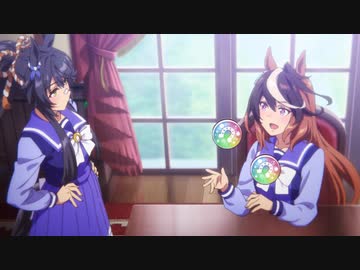 お手玉をする会長（シンボリルドルフ）