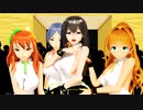 【MMDデレマス】Girls -aespa-　速水奏＆北条加蓮＆鷺沢文香＆日野茜