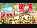【実況】合気道の達人 CPU(Lv9)×2相手に放置で勝利を狙う【大乱闘スマッシュブラザーズSPECIAL】