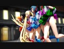 【Ray-MMD】Sailor Moon : 美脚戦隊スレンダー「Moon,Mars,Mercury,Jupiter,Venus
