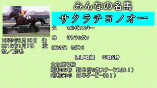 みんなの名馬　第1レース　サクラチヨノオー