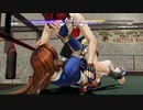 ミラにマウントされるかすみ　デッド オア アライブ6　DEAD OR ALIVE 6　DOA6　リョナ　Ryona