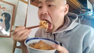 第4期カツドンチャンネル　YouTube 生配信126回目　朝生配信1014　節約丼(油揚げ、もやし)