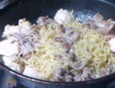 袋麺からの~塩焼きそば風からの~シチューやカレー変化で三度美味しい